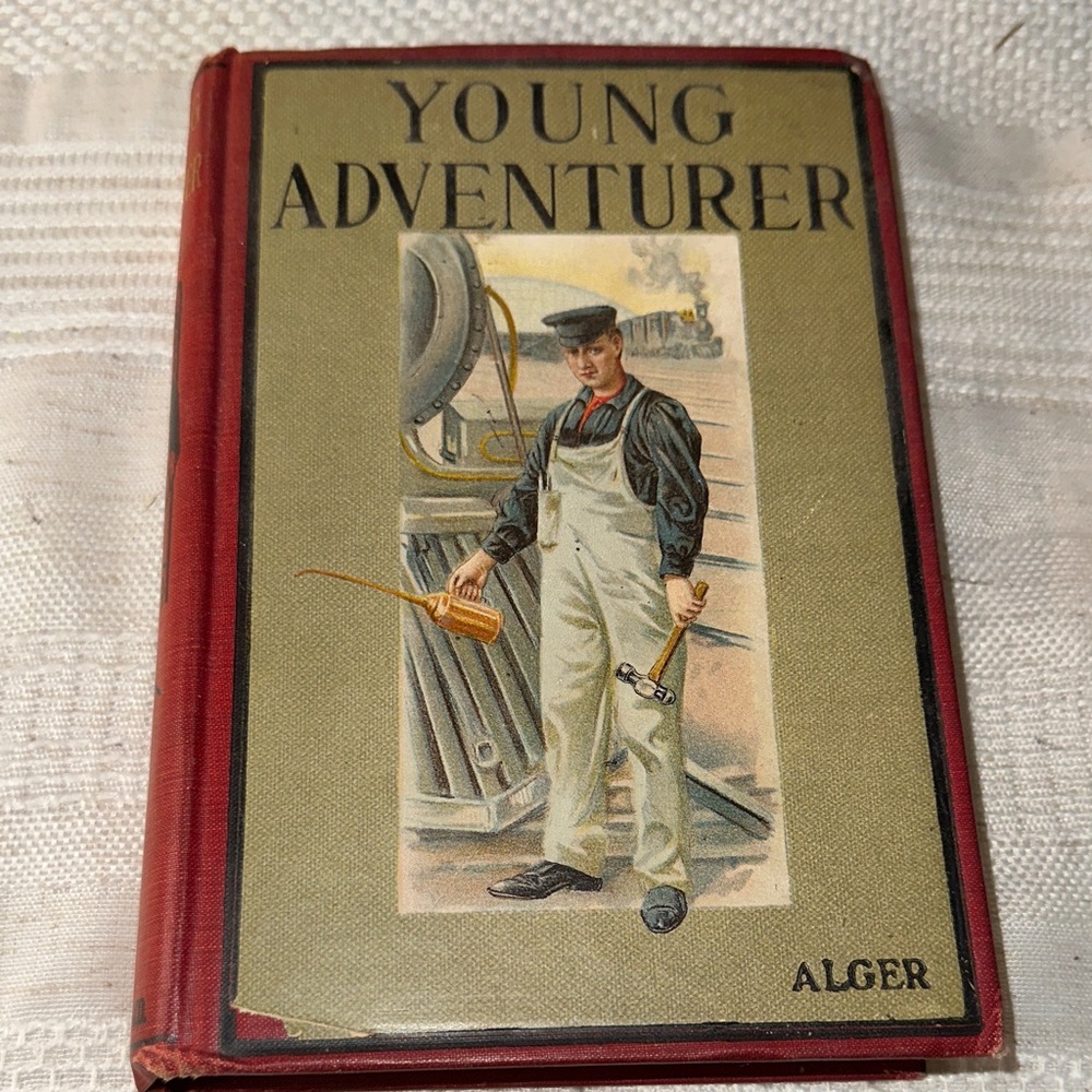 Young Adventurer by - Red and Gray Coffee Table Book